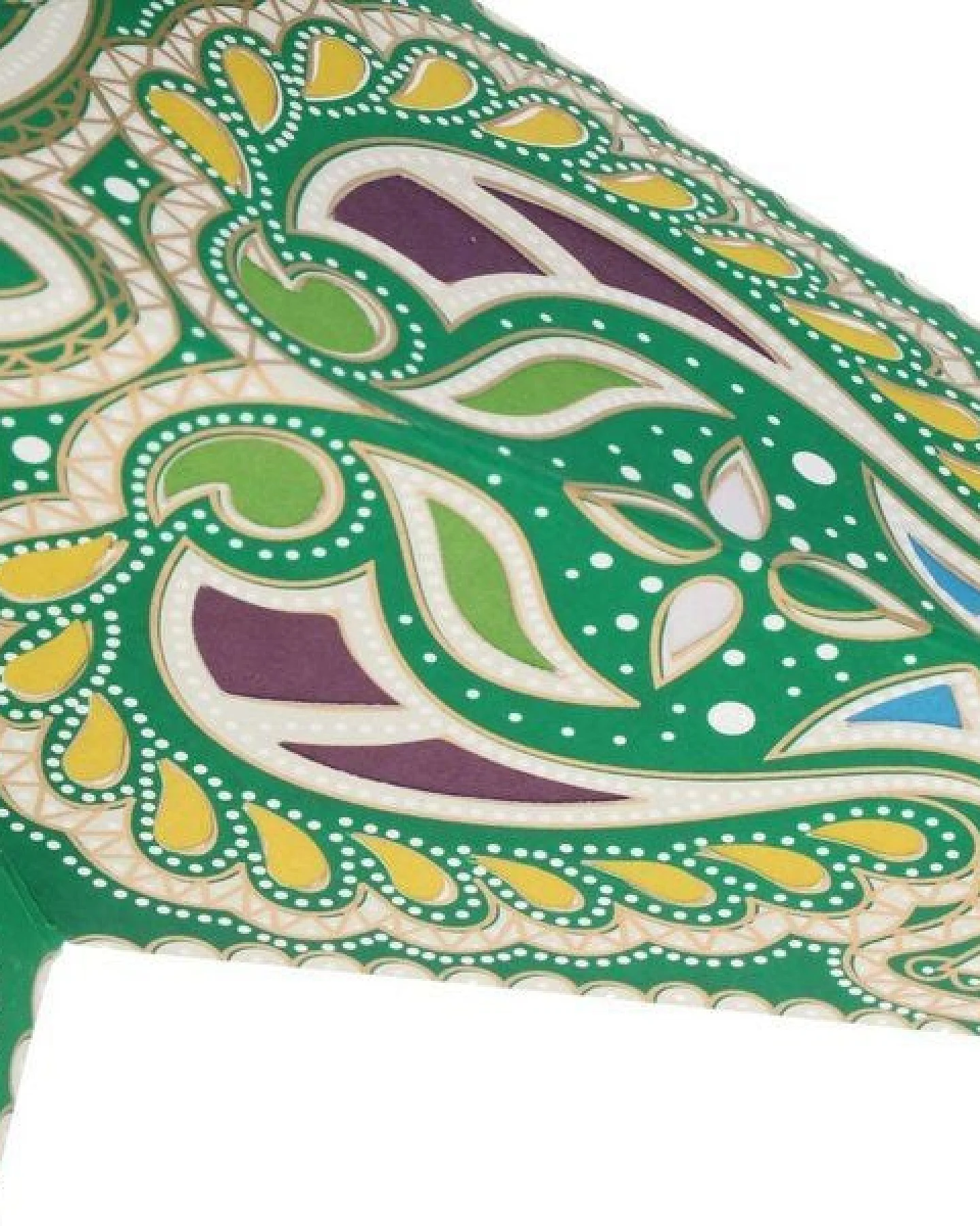 MoreThanHip Weihnachtsstern aus Papier Ø60 cm - inkl. Beleuchtungsset - Ganesha – Ansicht 4