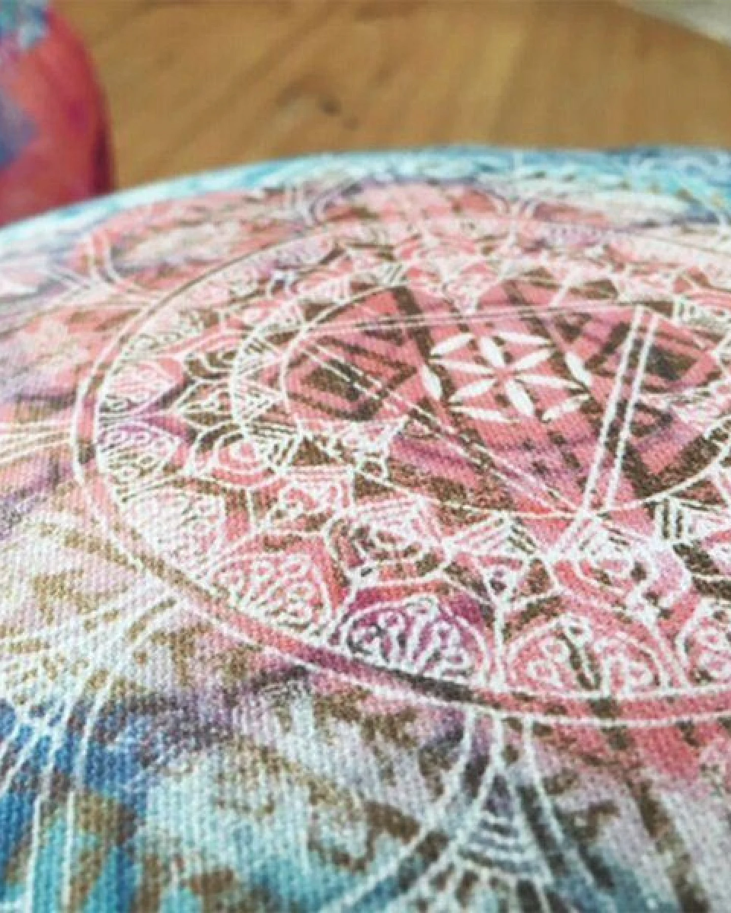 The Spirit of OM Meditationskissen / Yogakissen bio, rund – Ansicht 2