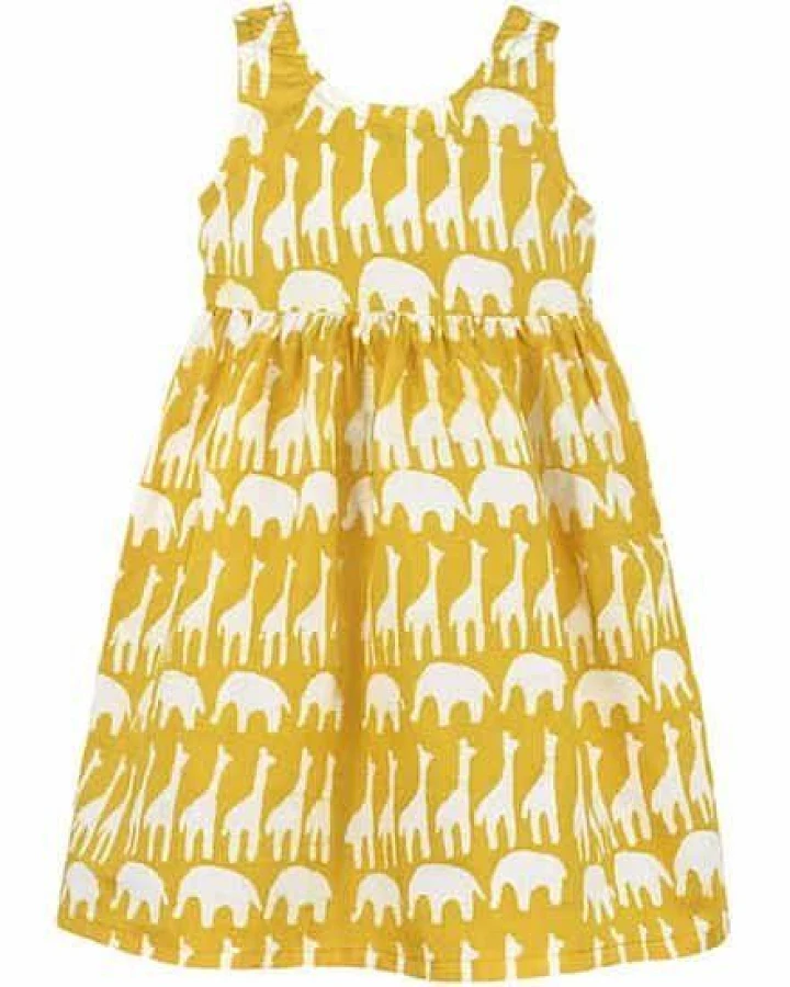 Global Mamas Bio Kleid Girls - SUNDRESS - Sahara
