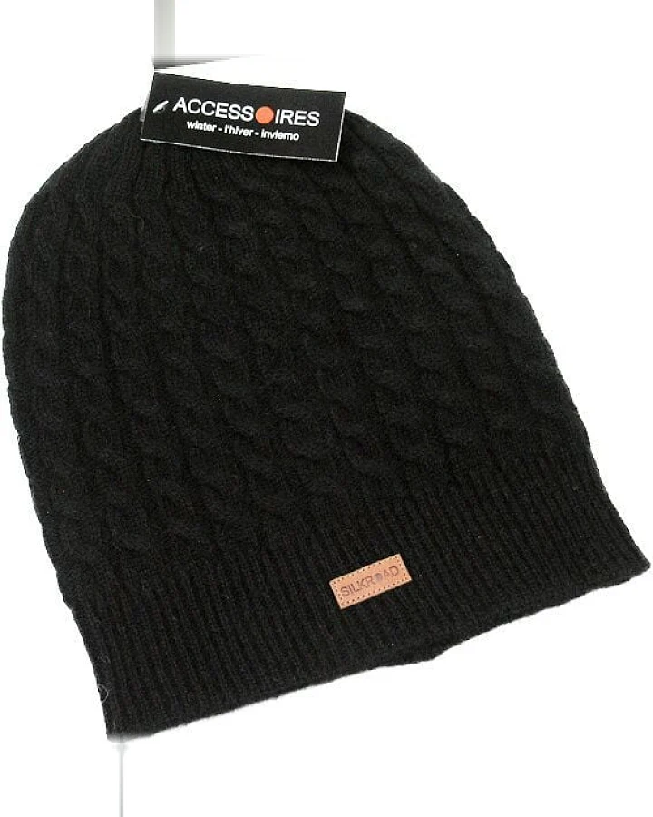 Silkroad - Diggers Garden SILKROAD Mütze - Strickmütze mit Zopfmuster Beanie aus 100% Lammwolle