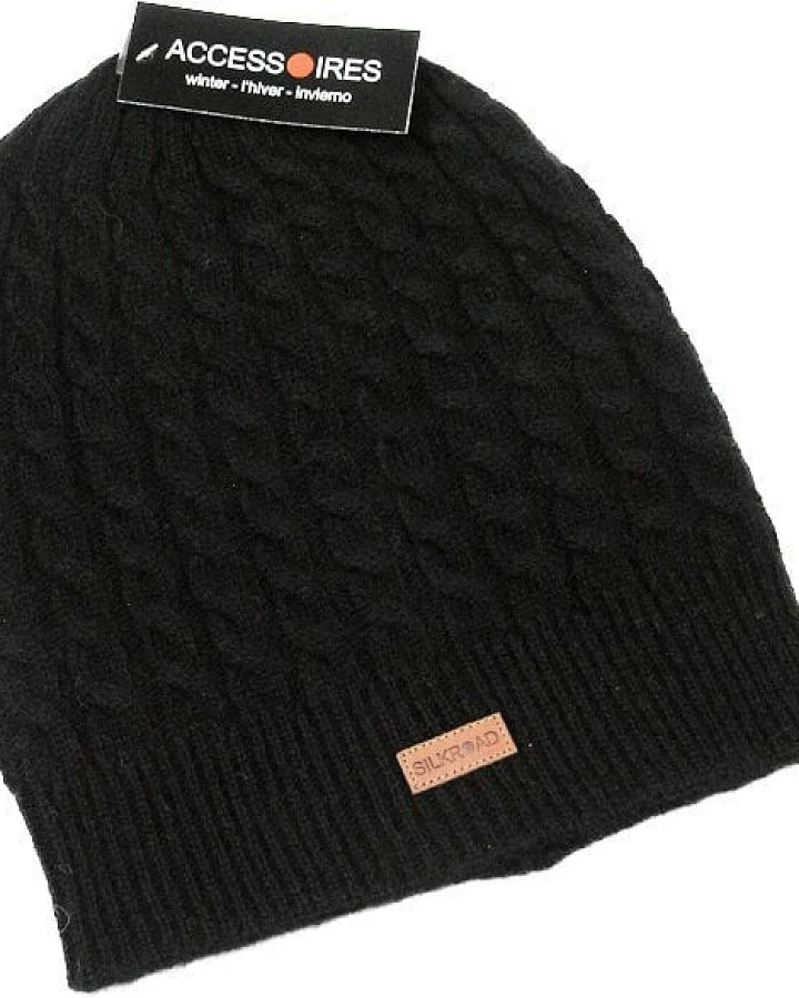 Silkroad - Diggers Garden SILKROAD Mütze - Strickmütze mit Zopfmuster Beanie aus 100% Lammwolle