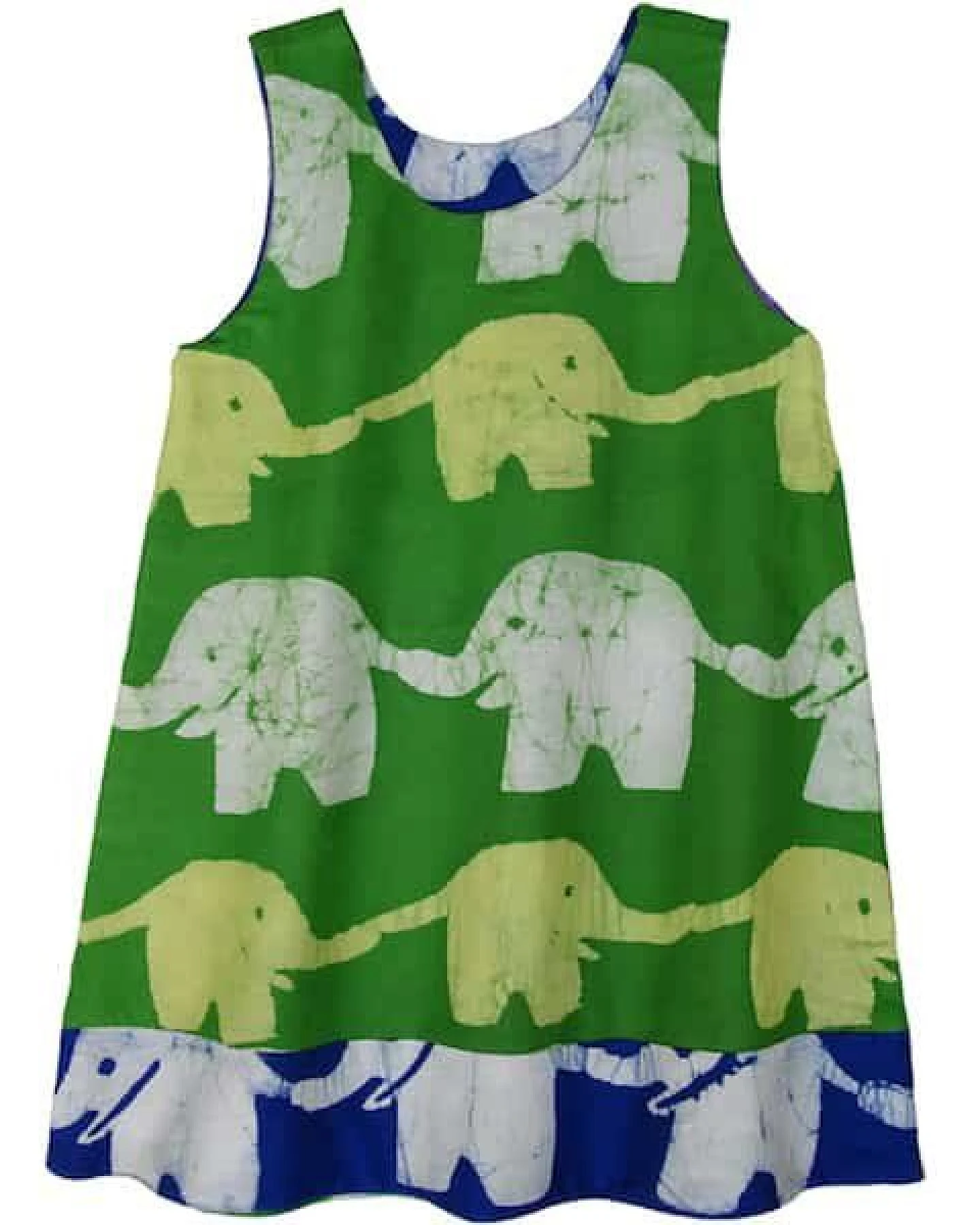 Global Mamas Bio Wendekleid - Elephant/Deco Flower/Marina/Chroma/Garden – Ansicht 3