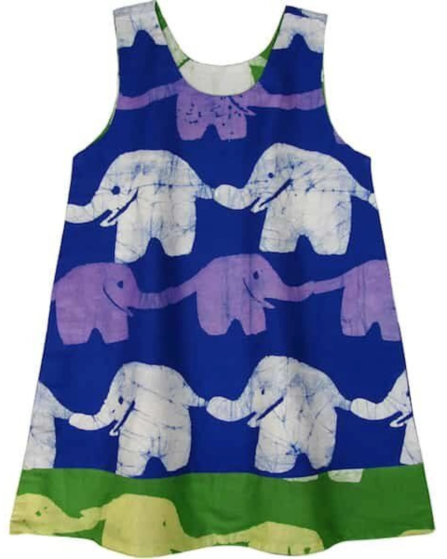 Global Mamas Bio Wendekleid - Elephant/Deco Flower/Marina/Chroma/Garden – Ansicht 2