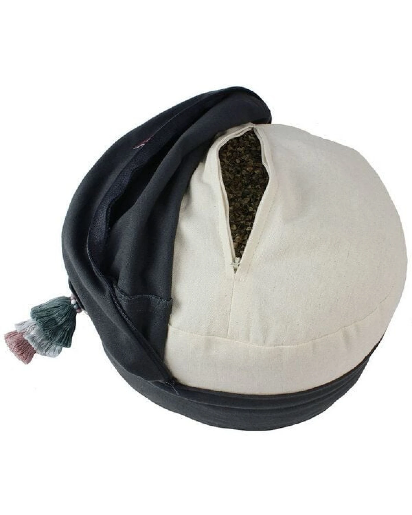 Meditationskissen Bio YIN & YANG Lotus Natural® - Buchweizenschalen – Ansicht 3