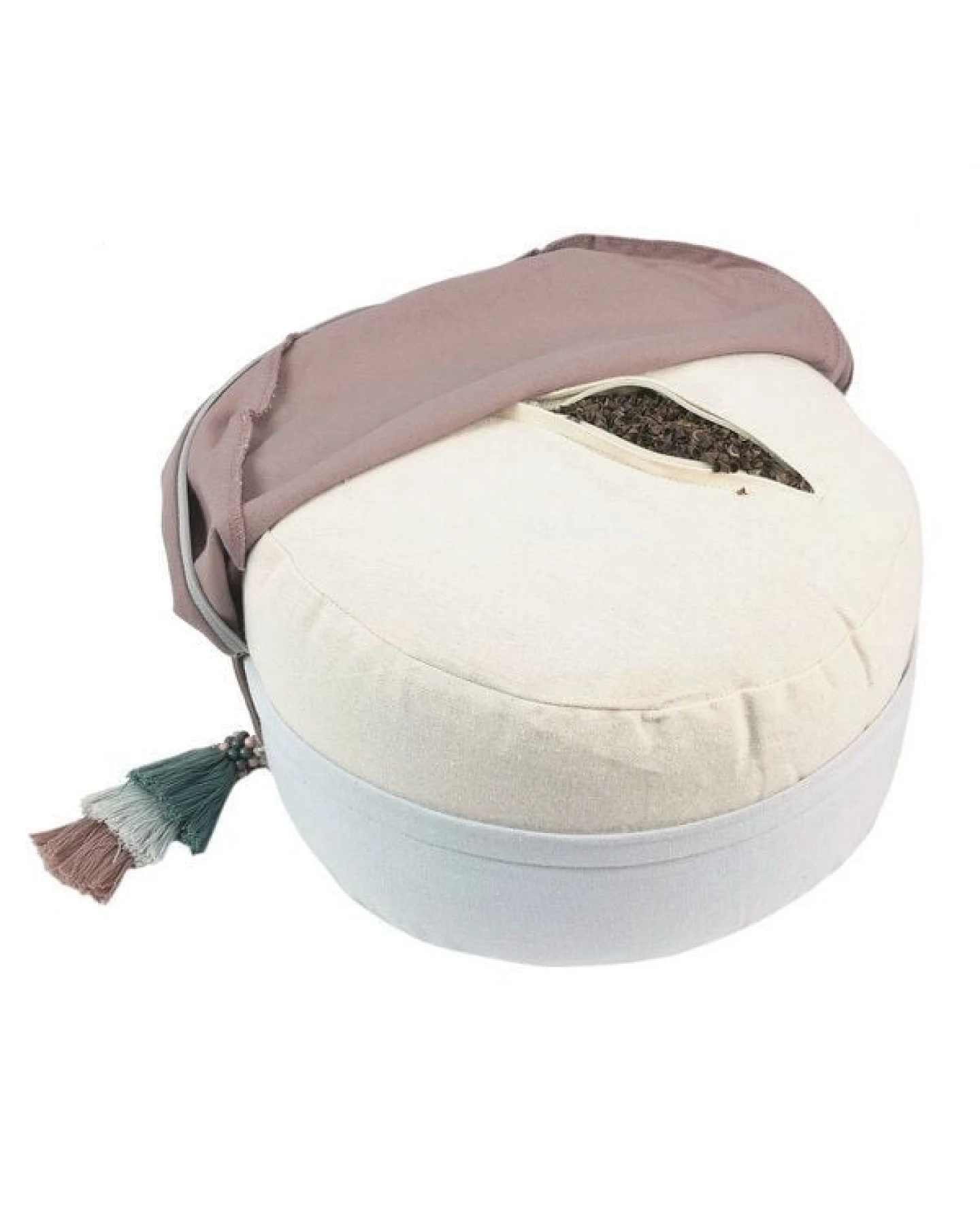 Meditationskissen Bio YIN & YANG Lotus Natural® - Buchweizenschalen – Ansicht 3