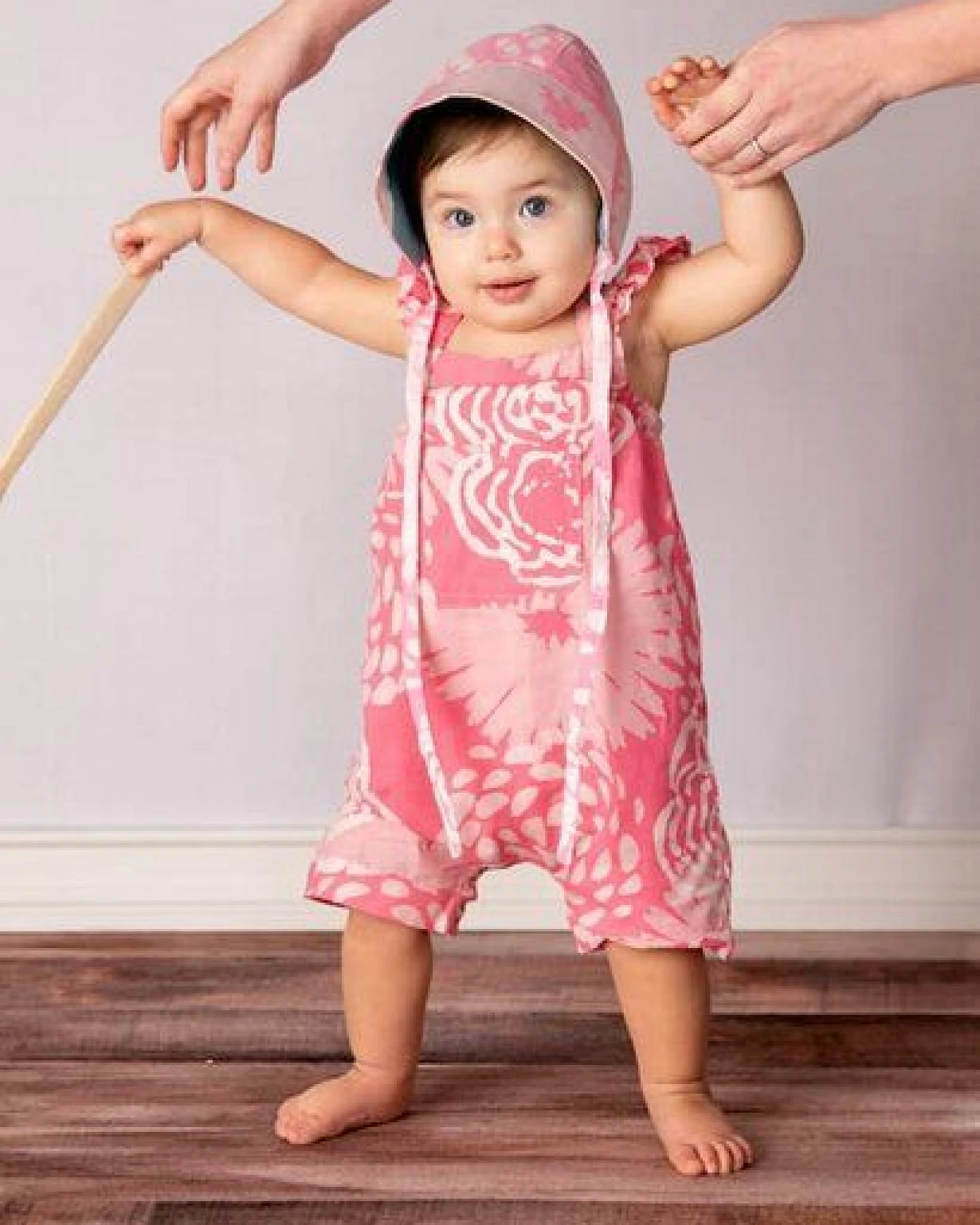Global Mamas Baby Strampler - Sahara - Bio Baumwolle - Gelb – Ansicht 2