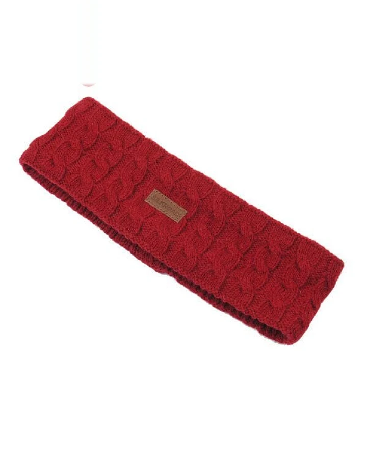 Silkroad - Diggers Garden SILKROAD Stirnband mit Zopfmuster - Headband aus 100% Lammwolle