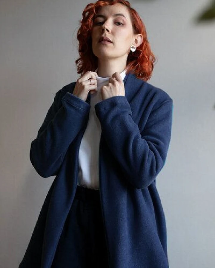 Ecostories Cardigan Wolke 7 aus 100% Biobaumwollfleece