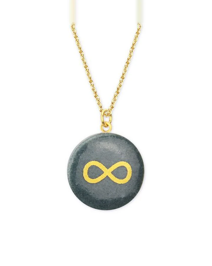 lille mus Halskette mit Porzellananhänger FOREVER Porzellanschmuck