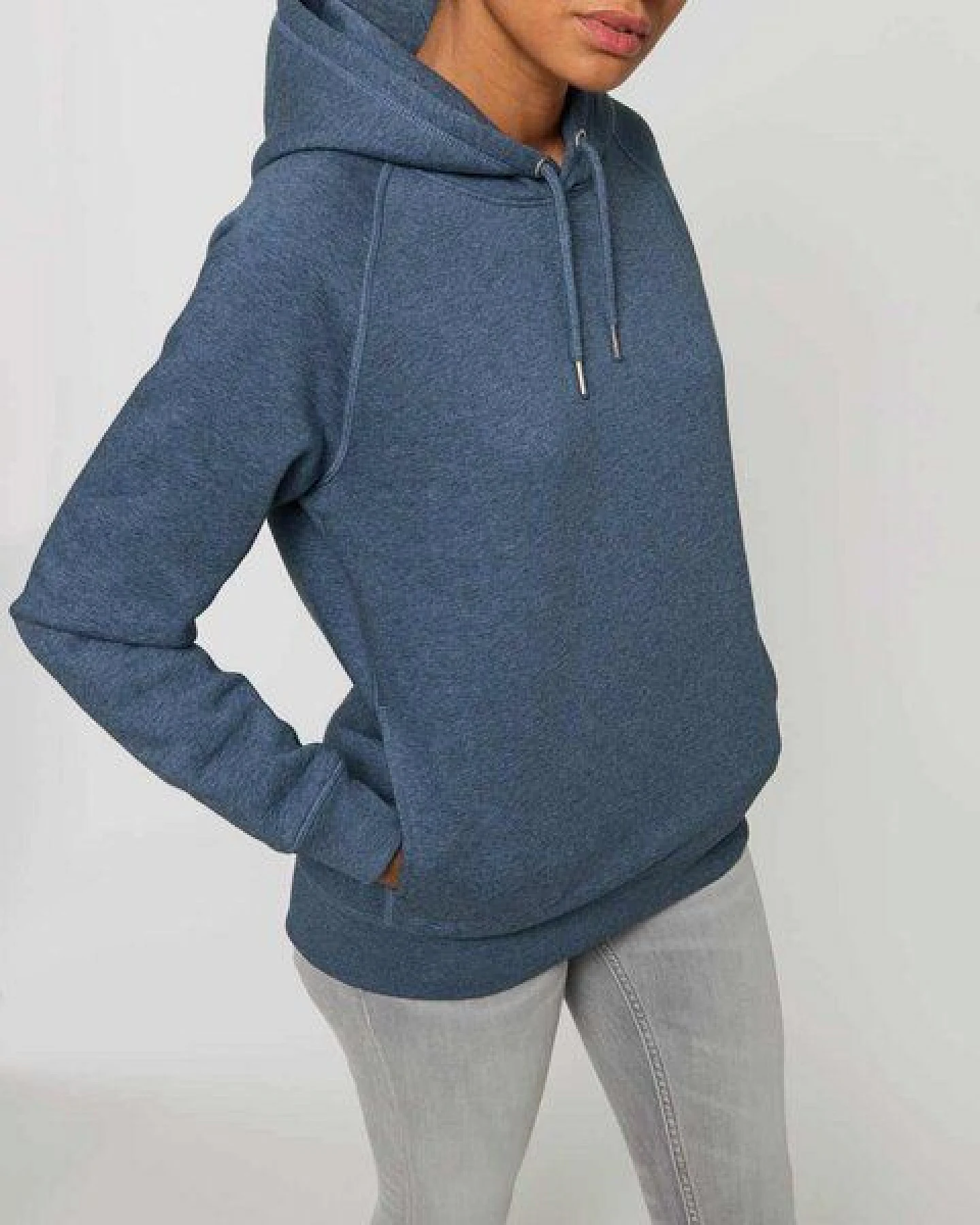 YTWOO Hoodie für Damen und Herren, Kapuzenpullover, Basic, Unisex – Ansicht 2