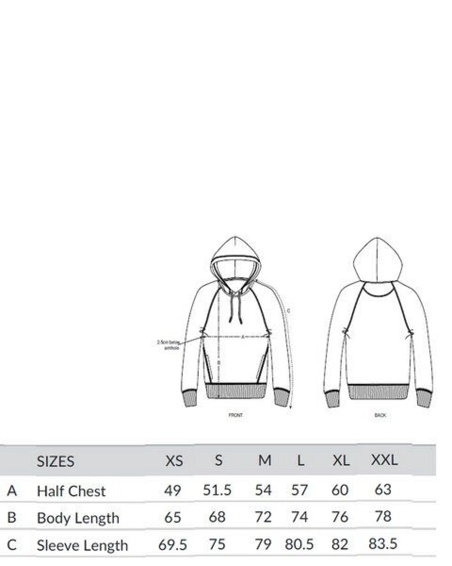 YTWOO Hoodie für Damen und Herren, Kapuzenpullover, Basic, Unisex – Ansicht 2