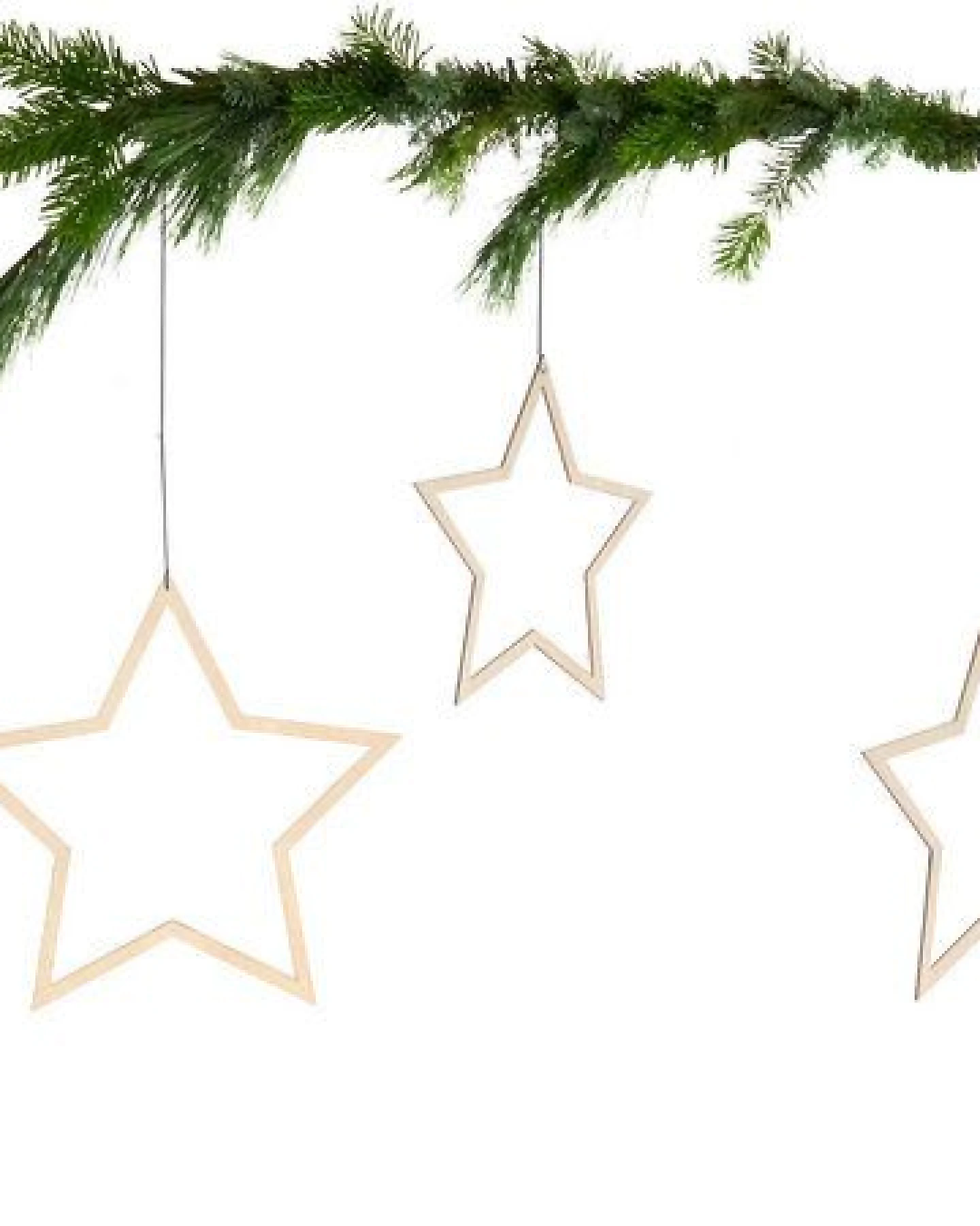 renna deluxe STERN aus Holz 3er-Set – Ansicht 2