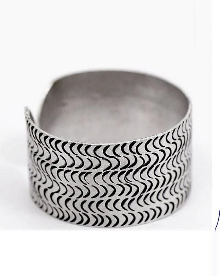 Bawa Hope Armreif Aluminium "Welle" recycelt