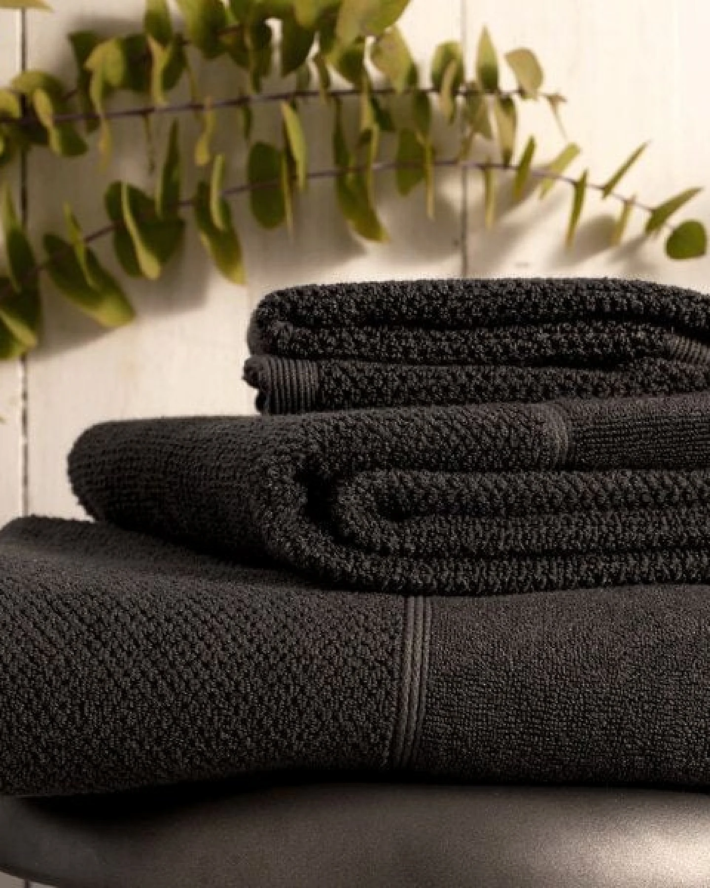 Kushel Towels The Hand & Hair Set - Handtuchset aus Biobaumwolle und Holzfaser – Ansicht 3