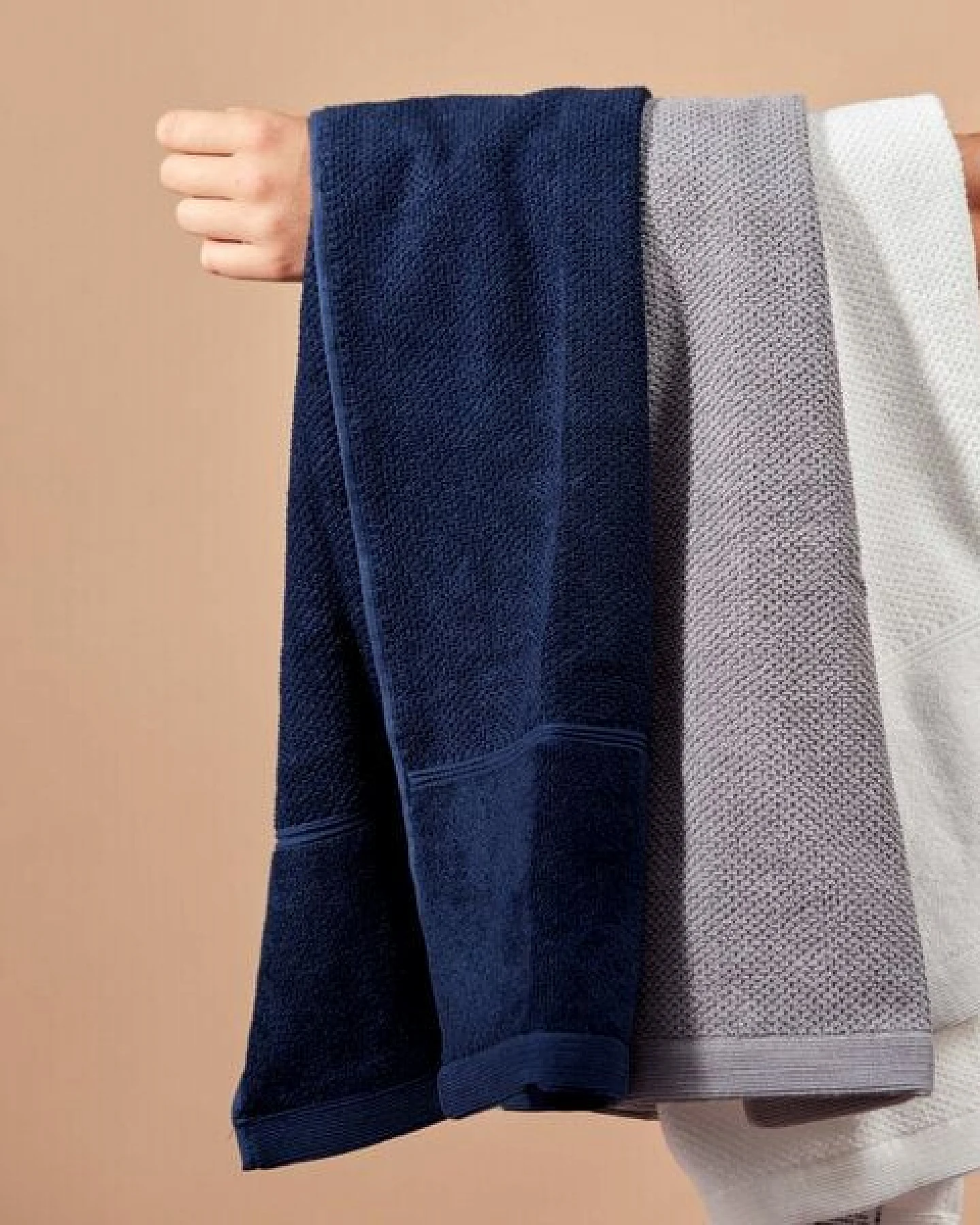 Kushel Towels The Hand & Hair Set - Handtuchset aus Biobaumwolle und Holzfaser – Ansicht 4