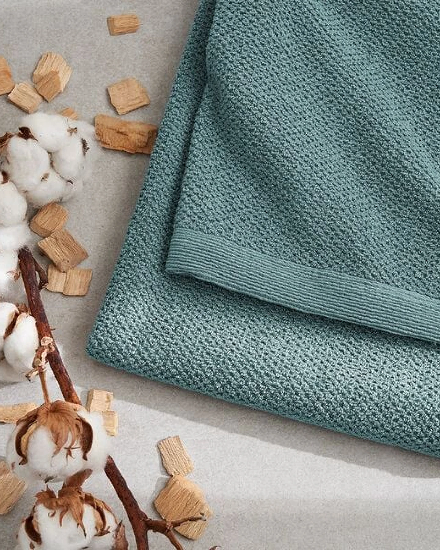 Kushel Towels The Hand & Hair Set - Handtuchset aus Biobaumwolle und Holzfaser – Ansicht 4