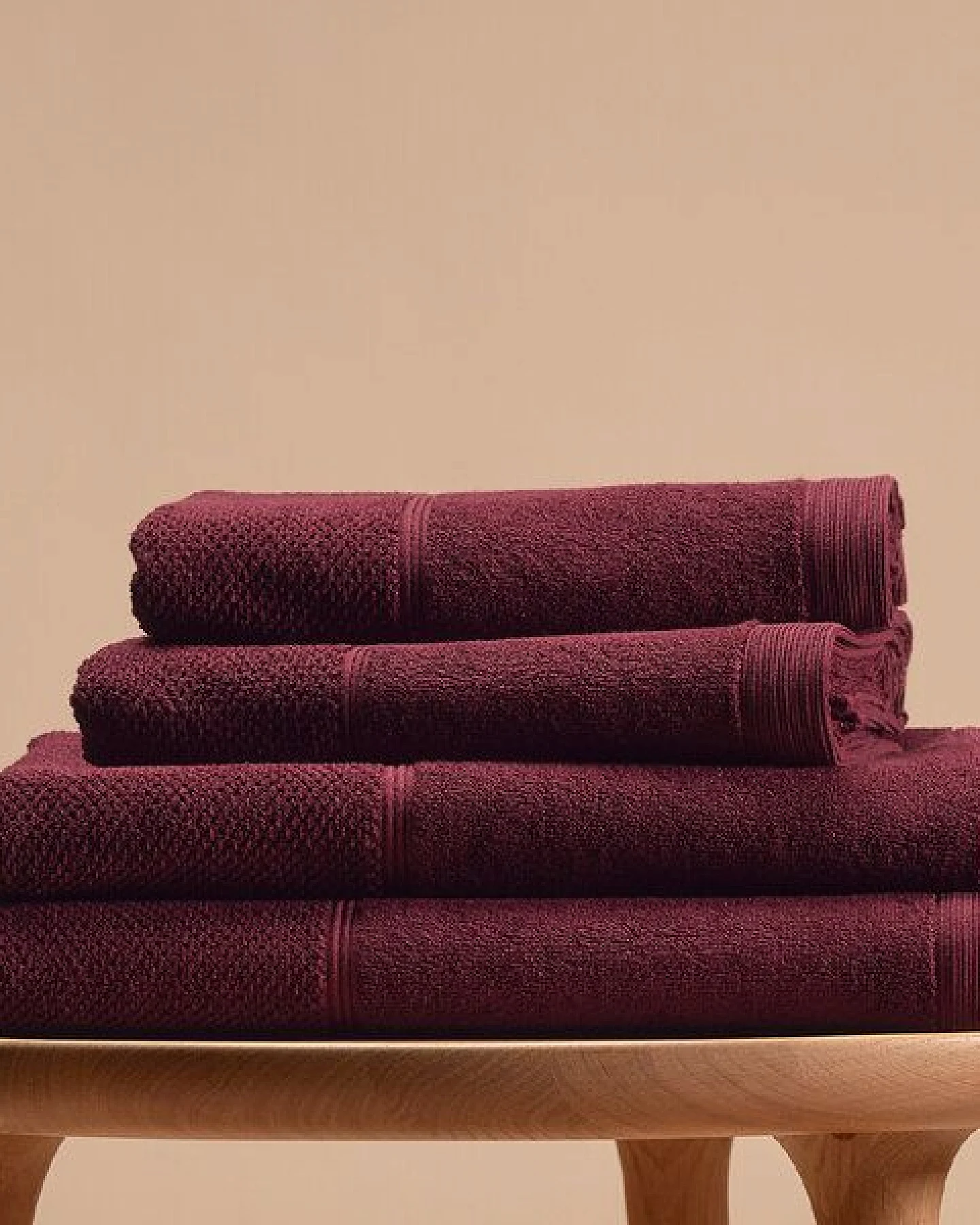 Kushel Towels The Hand & Hair Set - Handtuchset aus Biobaumwolle und Holzfaser – Ansicht 2