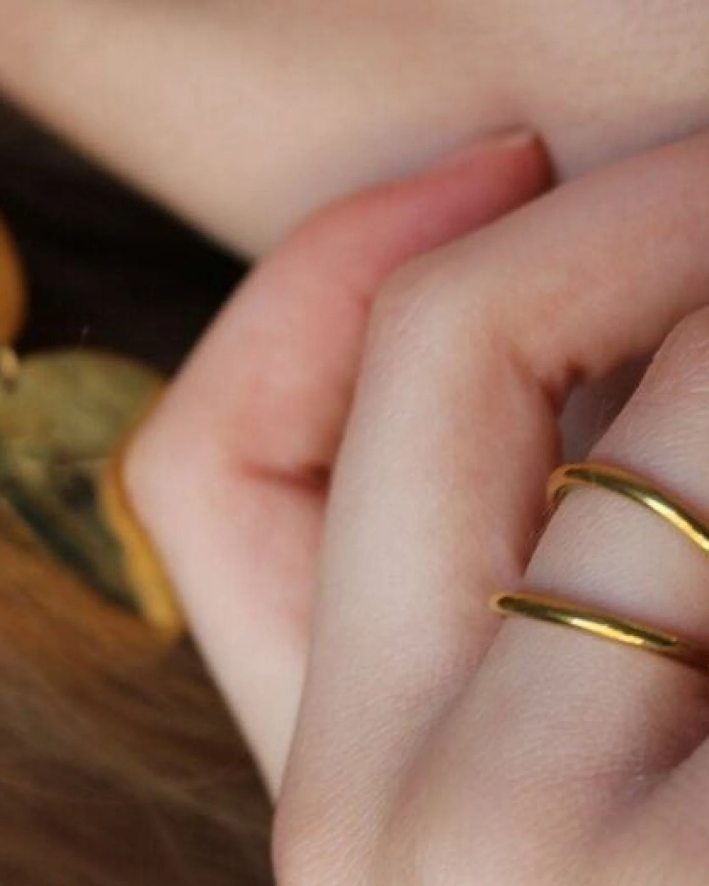 Bawa Hope Messing Ring "Fine" – Ansicht 2
