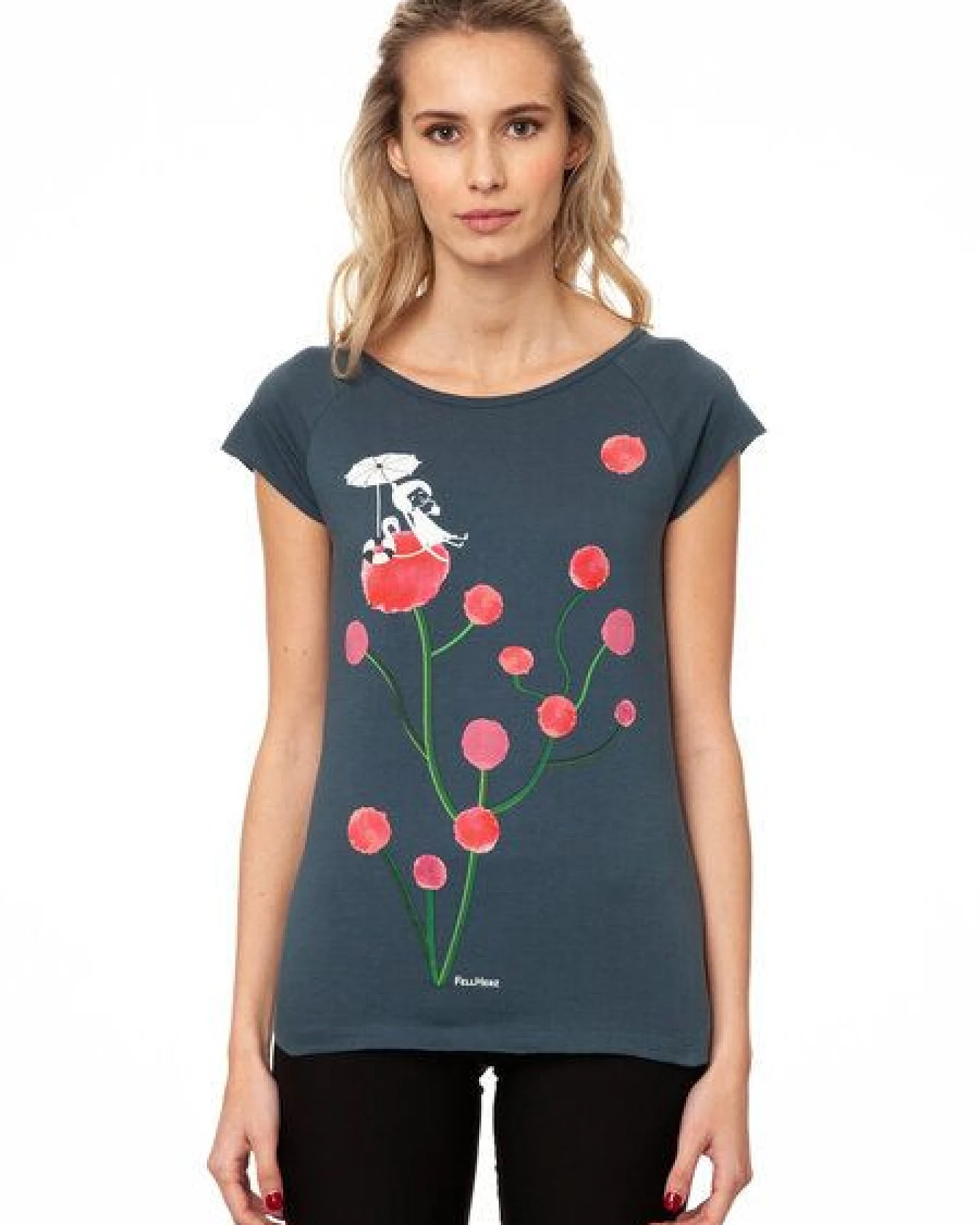 FellHerz Damen T-Shirt Sundowner Bio Fair – Ansicht 2