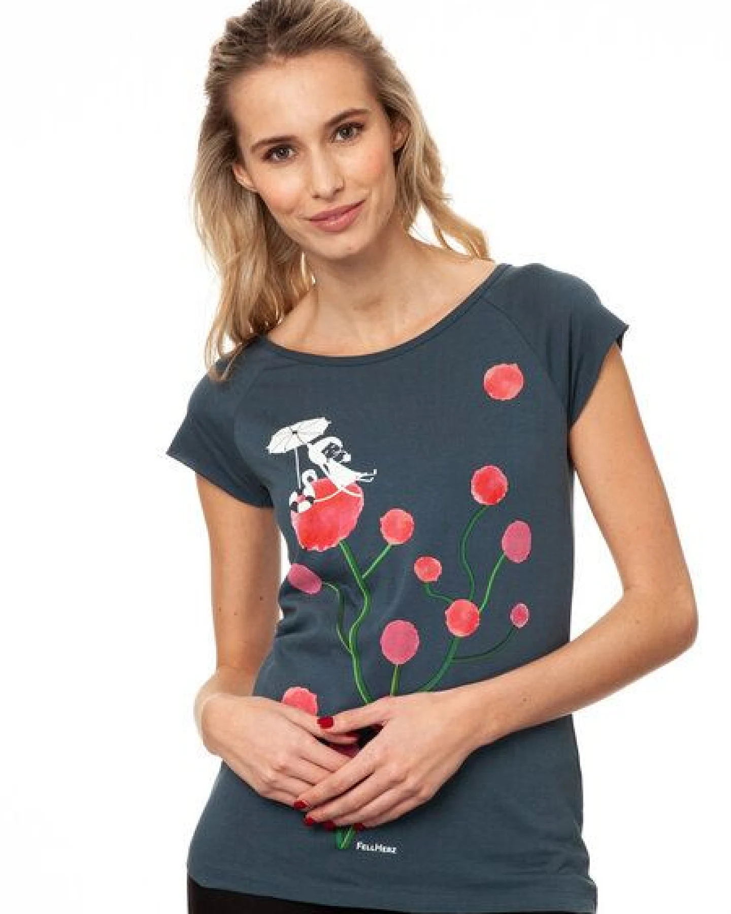 FellHerz Damen T-Shirt Sundowner Bio Fair – Ansicht 3