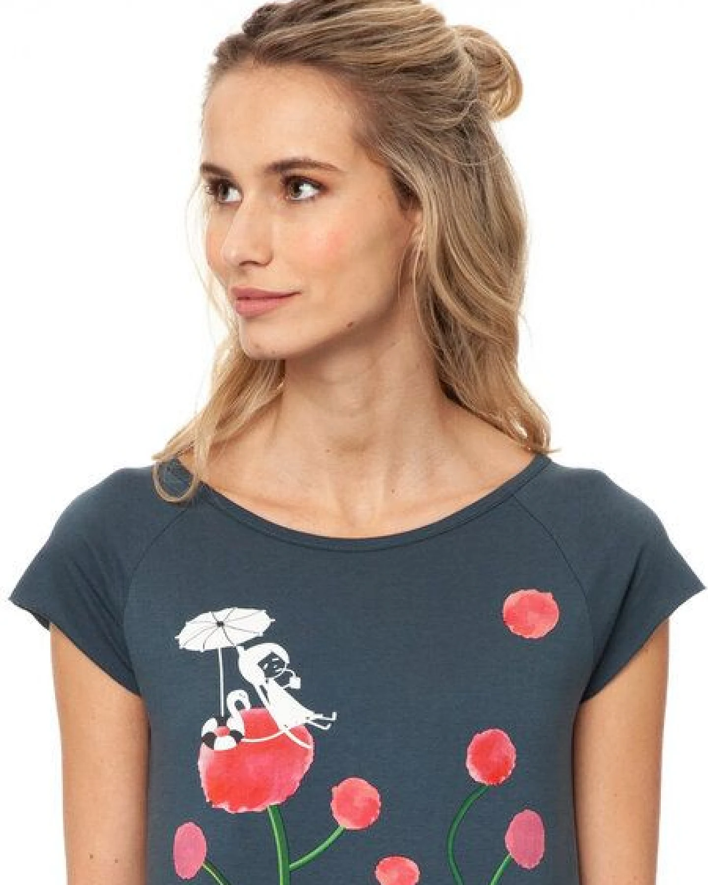 FellHerz Damen T-Shirt Sundowner Bio Fair – Ansicht 2