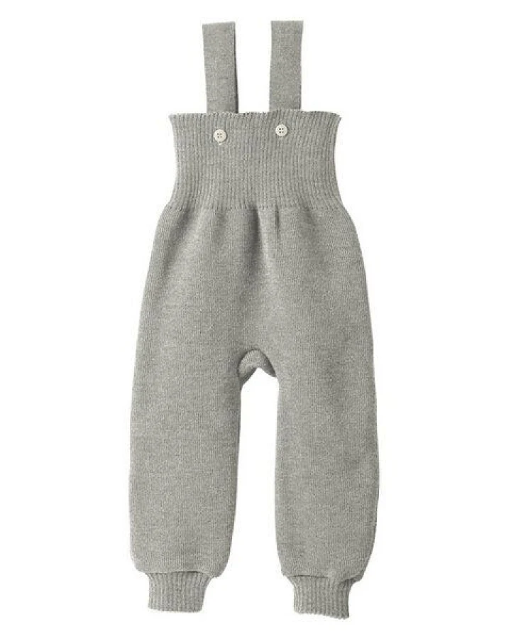 disana Baby und Kleinkinder Strick-Trägerhose reine Bio-Merinowolle