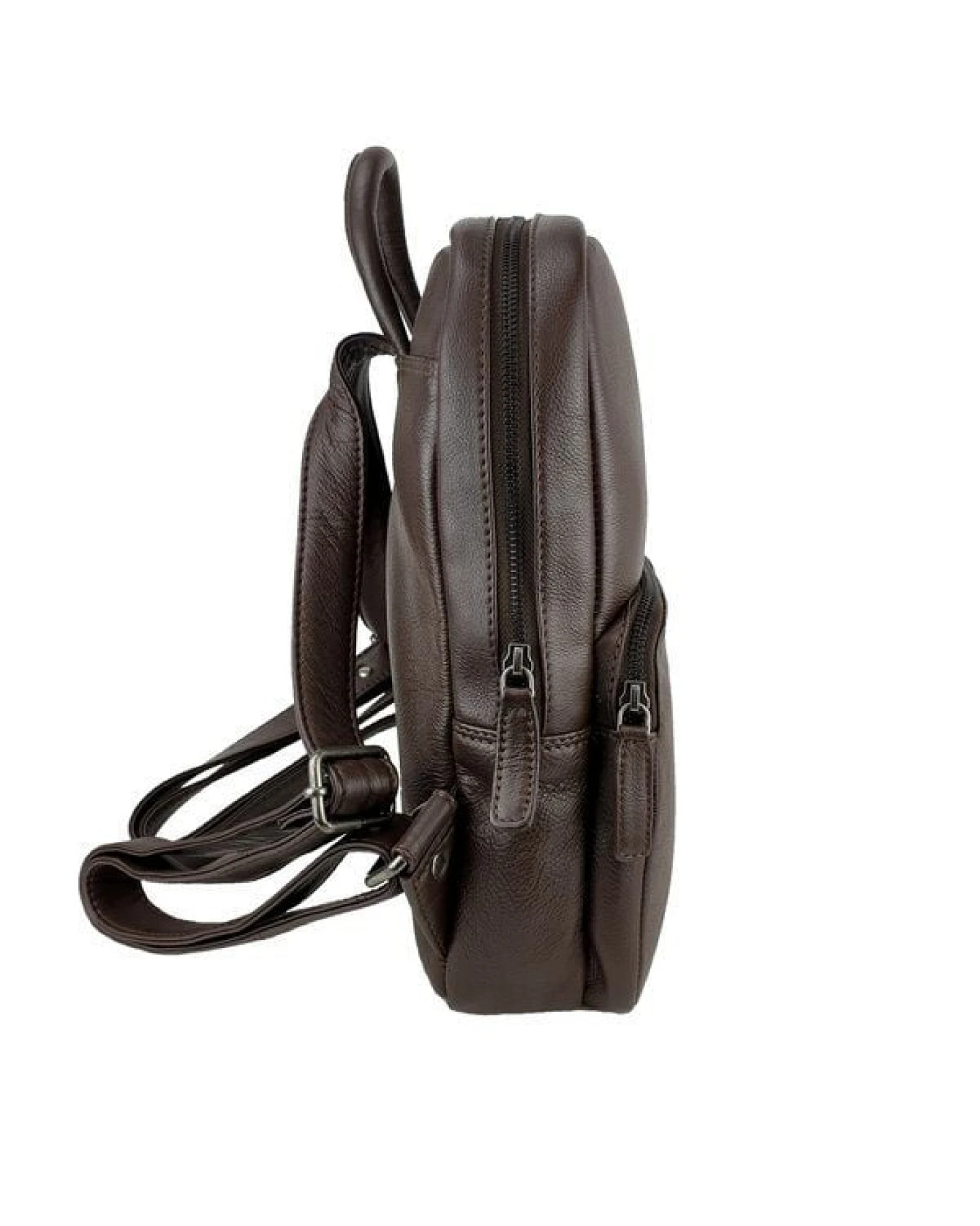 manbefair CITY RUCKSACK LOUISA Eco-Leder braun – Ansicht 4