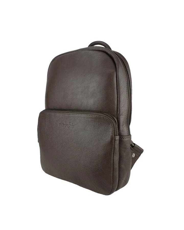manbefair CITY RUCKSACK LOUISA Eco-Leder braun