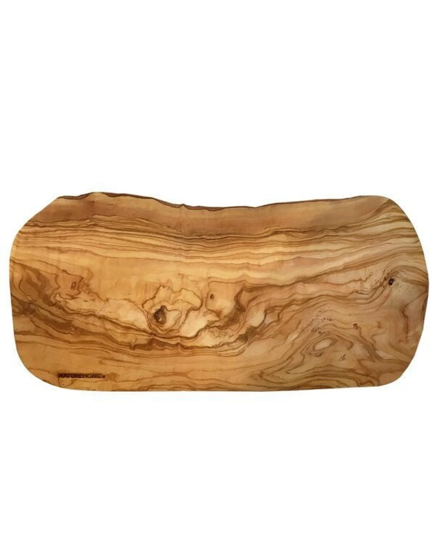 NATUREHOME Olivenholz Astscheibe oval ~30 cm – Rustikale Baumscheibe als Dekobrett, Servierbrett oder Unikat-Geschenk aus Naturholz – Ansicht 4