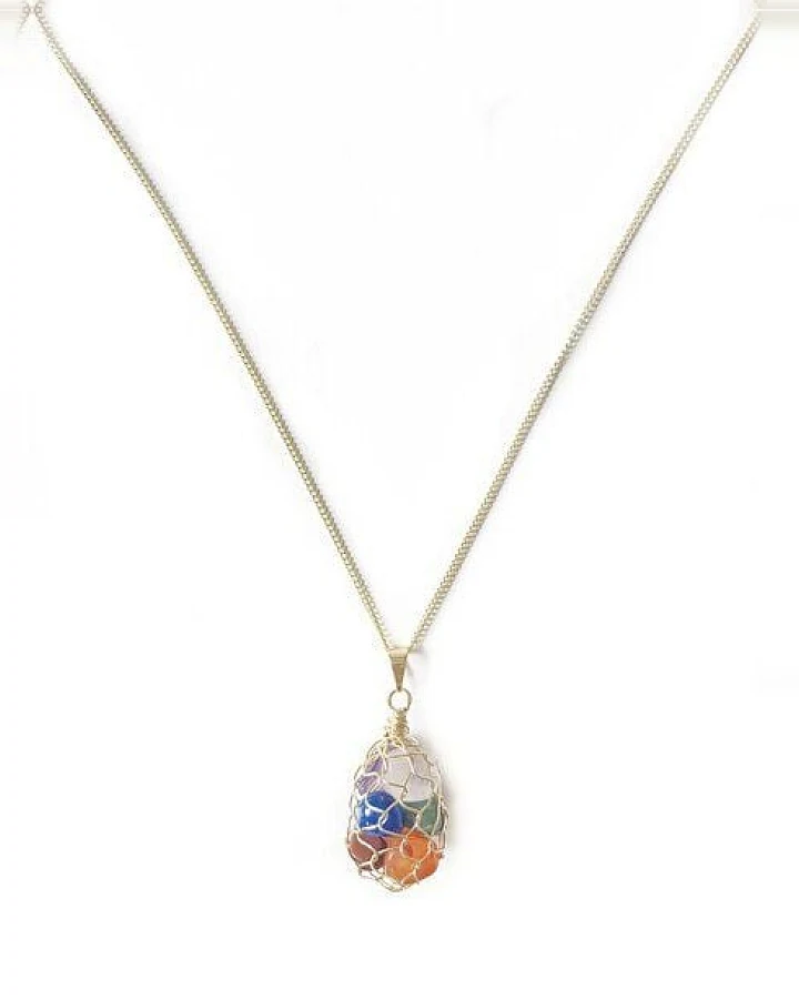 Chakra Reiki Halskette von Crystal and Sage