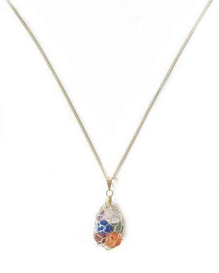 Chakra Reiki Halskette von Crystal and Sage