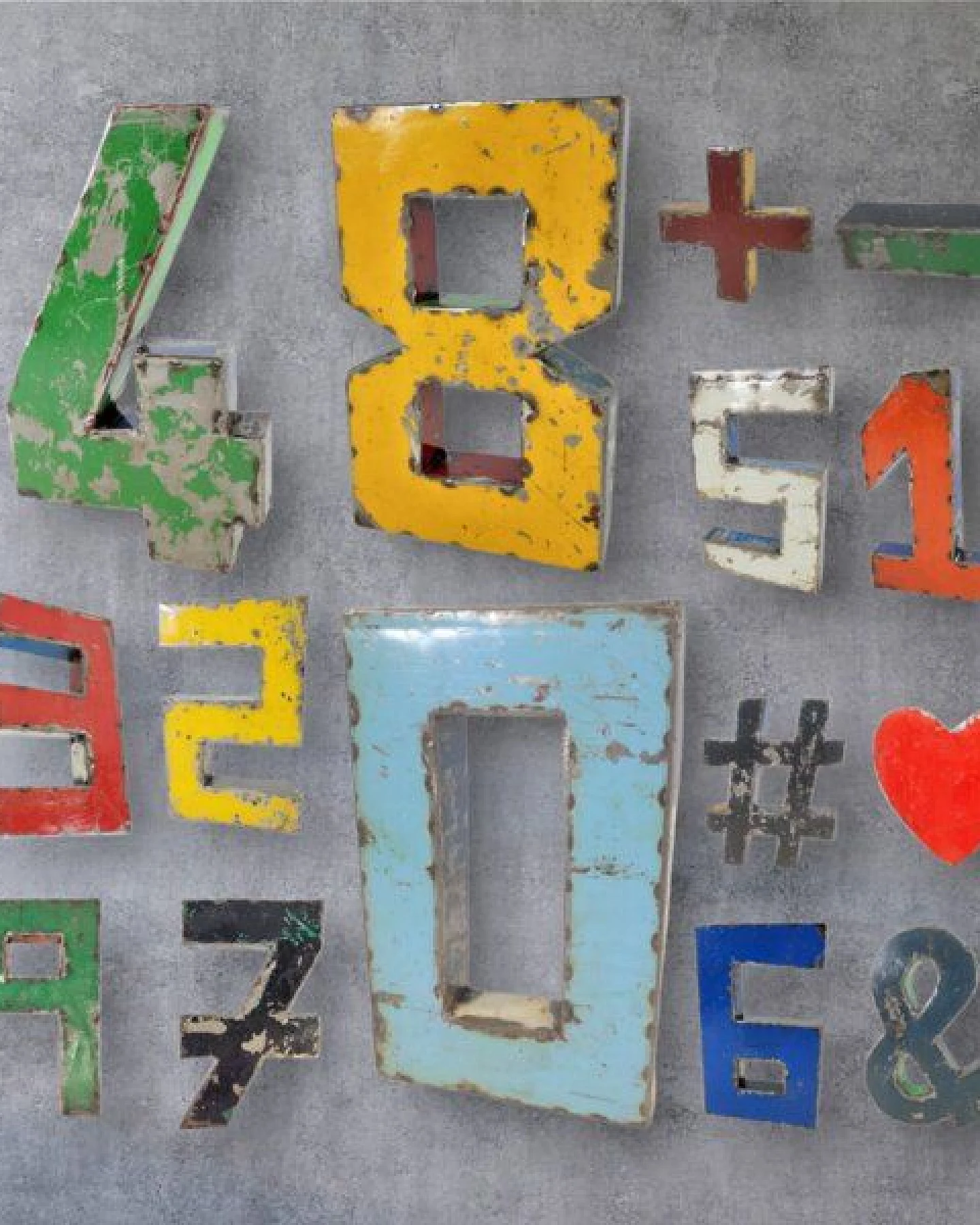 Moogoo Creative Africa Zahl Ziffer 0-9 aus recycelten Ölfässern -22 cm- Industrial Upcycling – Ansicht 2