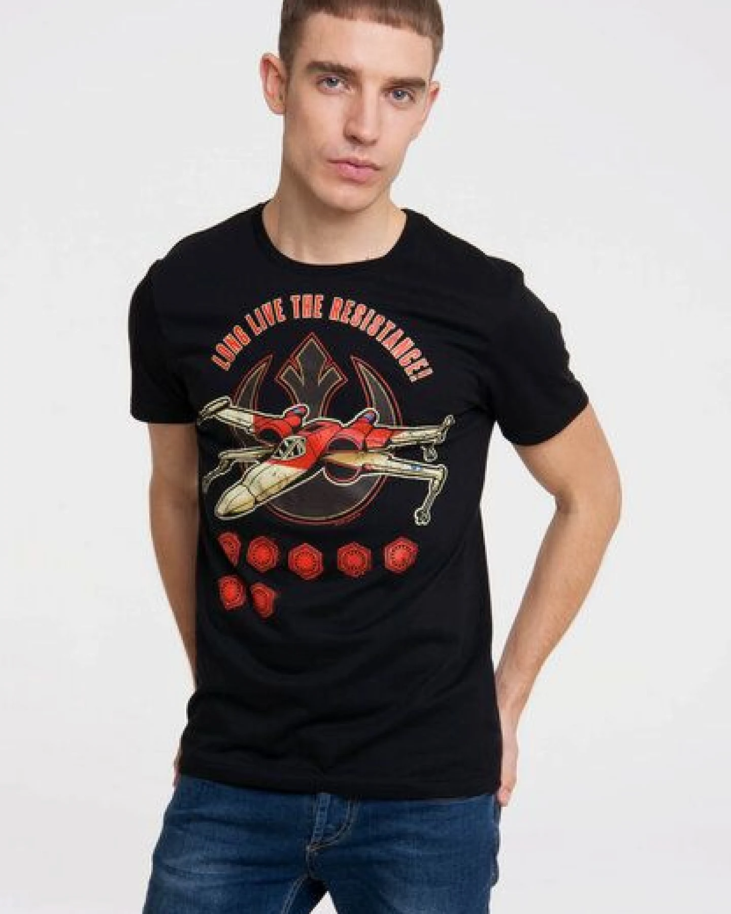 LOGOSH!RT LOGOSHIRT - Star Wars - Resistance - Starfighter - Organic T-Shirt – Ansicht 3