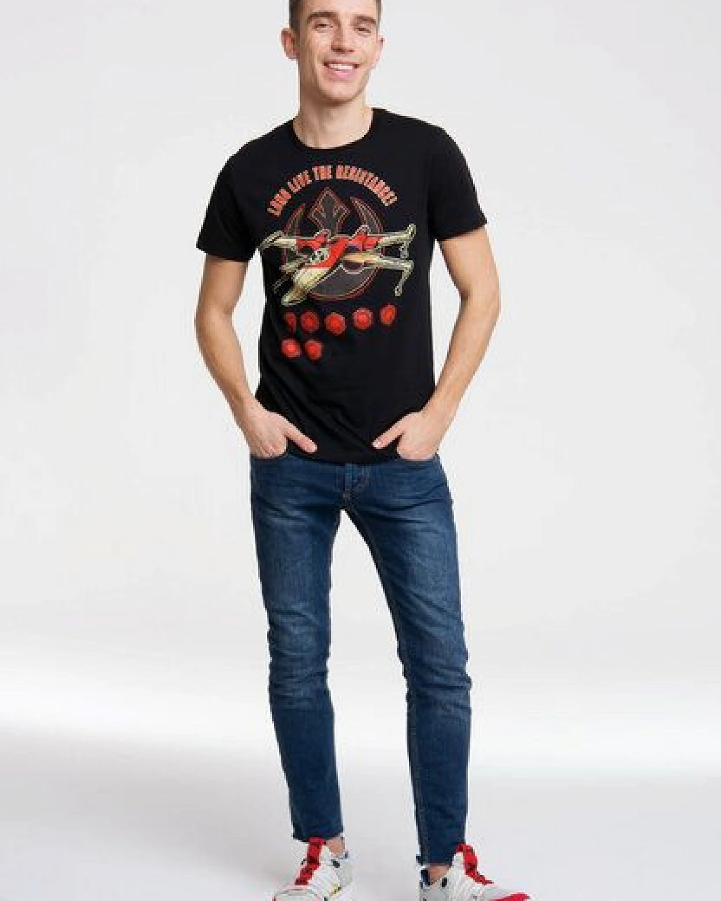 LOGOSH!RT LOGOSHIRT - Star Wars - Resistance - Starfighter - Organic T-Shirt – Ansicht 2