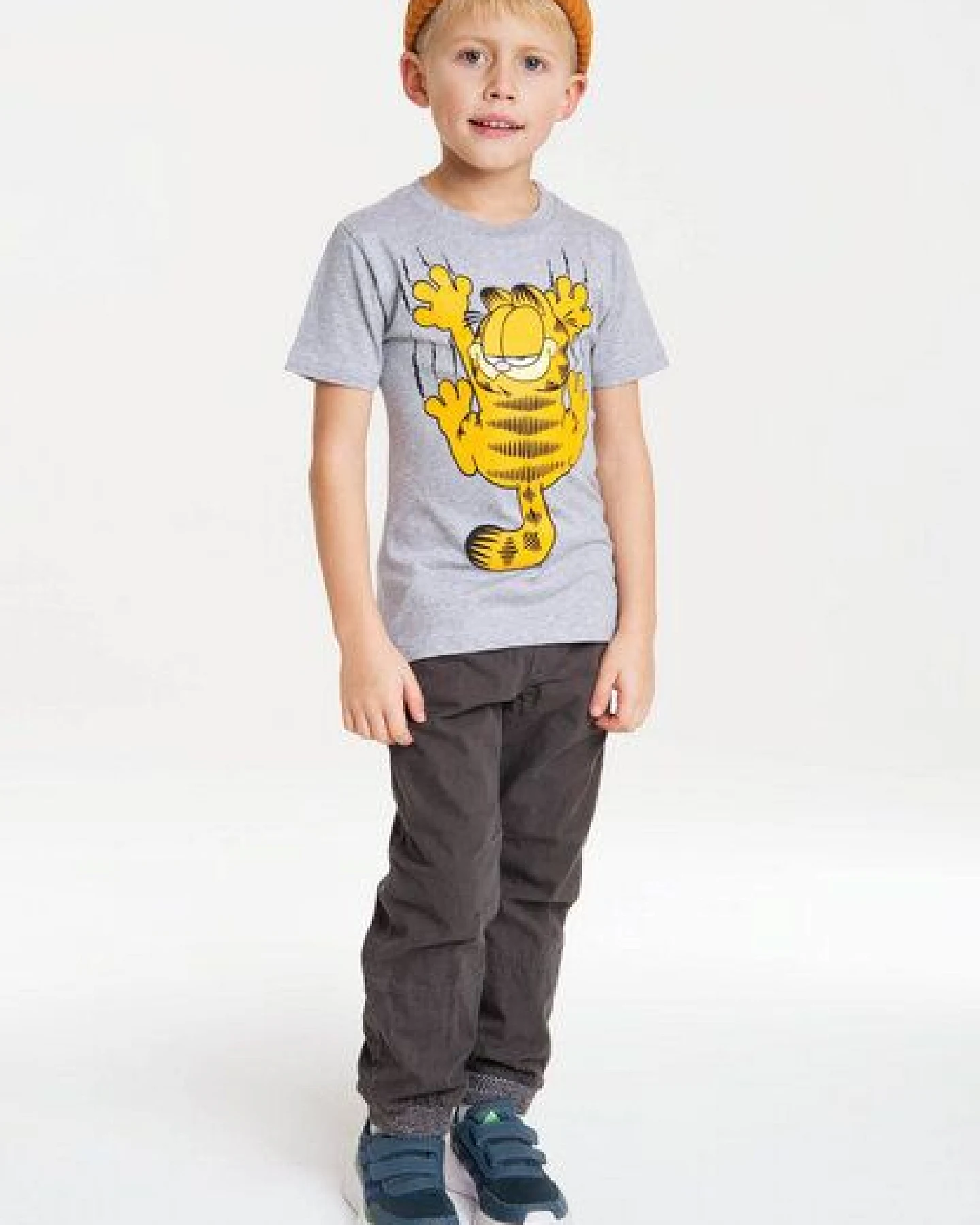 LOGOSH!RT LOGOSHIRT - Comics - Kater - Garfield - Kratzen - Kinder Bio T-Shirt – Ansicht 2