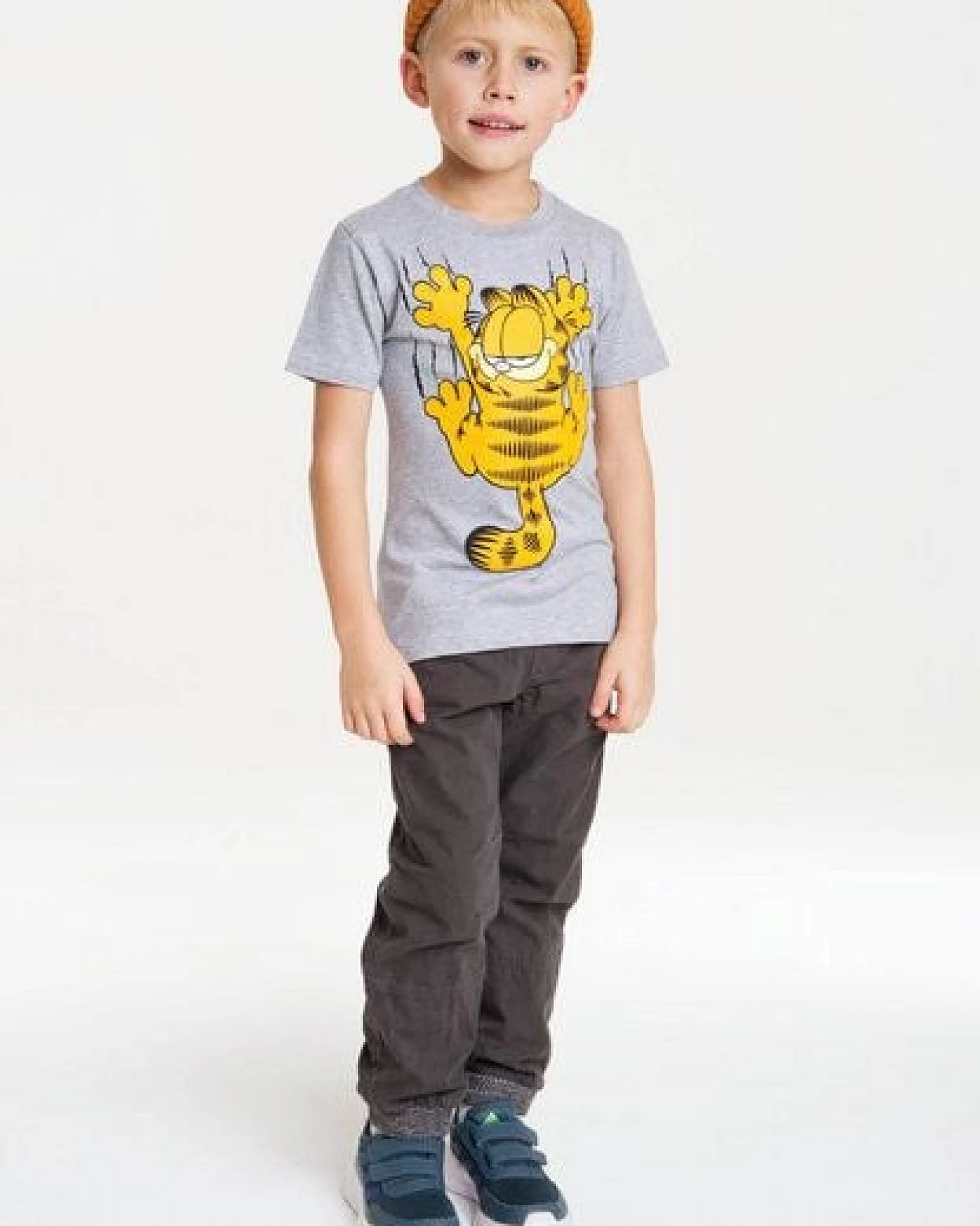 LOGOSH!RT LOGOSHIRT - Comics - Kater - Garfield - Kratzen - Kinder Bio T-Shirt – Ansicht 2