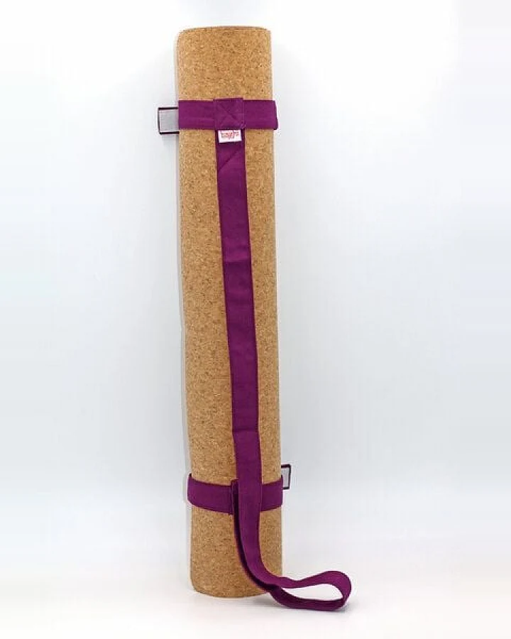 BAGHI Yogamatte Kork 183x65cm mit Tragegurt