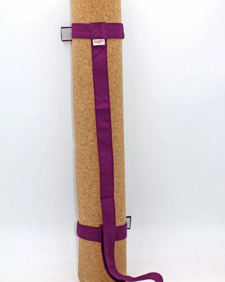 BAGHI Yogamatte Kork 183x65cm mit Tragegurt