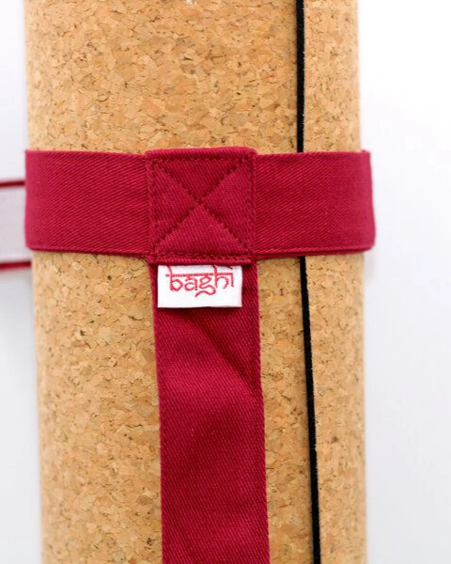 BAGHI Yogamatte Kork 183x65cm mit Tragegurt – Ansicht 2