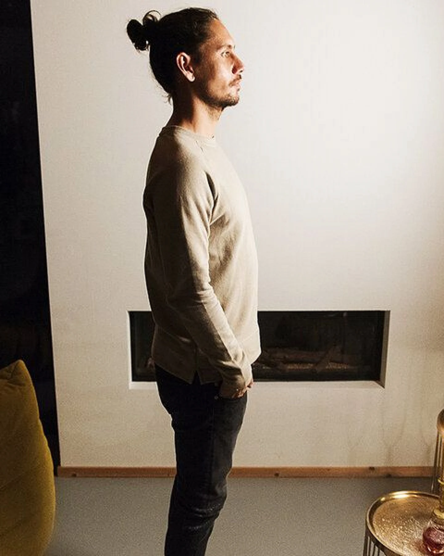 The Driftwood Tales Beiges Sweatshirt aus Bio-Baumwolle und recyceltem Polyester – Ansicht 3