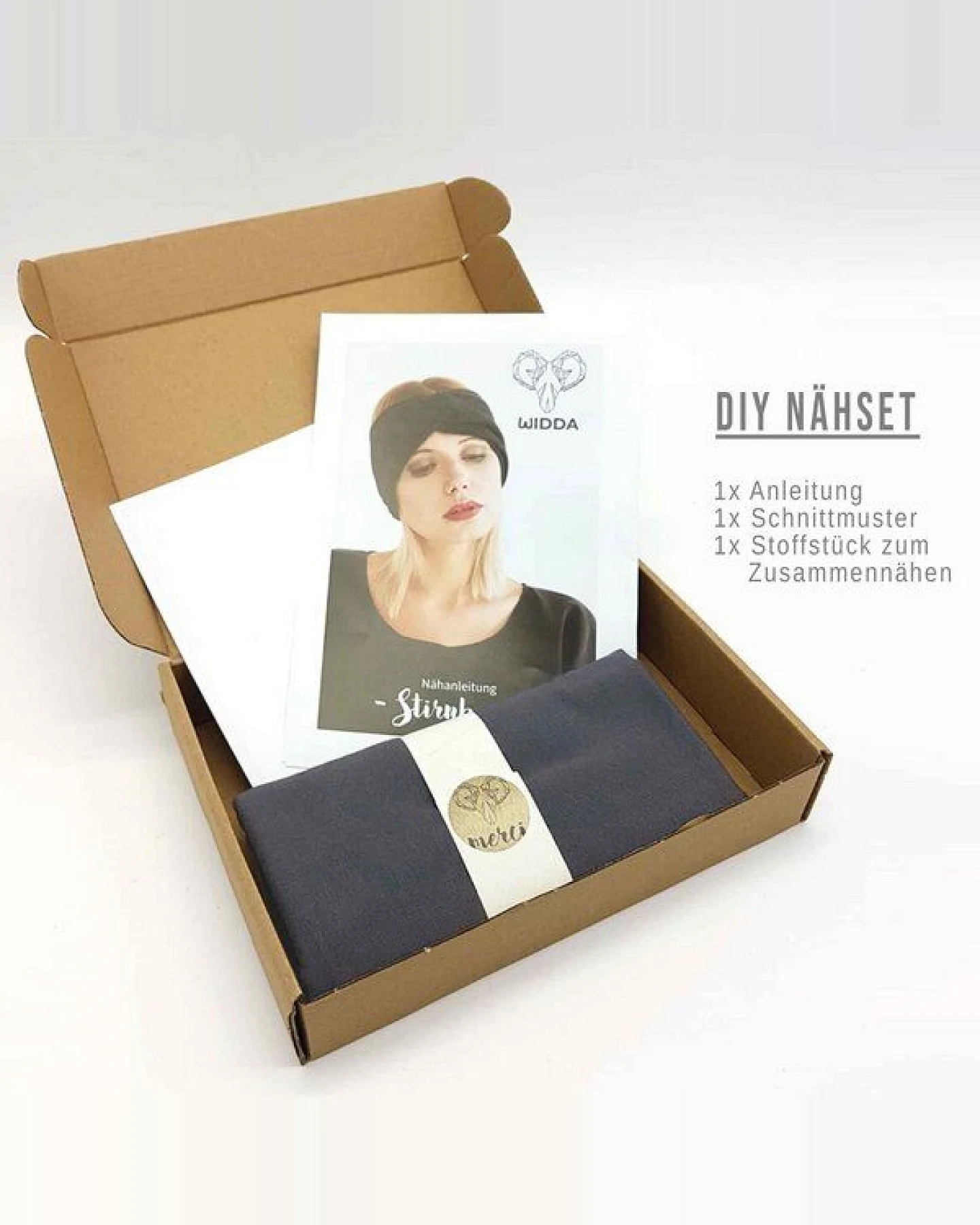 WiDDA berlin DIY Stirnband Nähset Uni – Ansicht 2