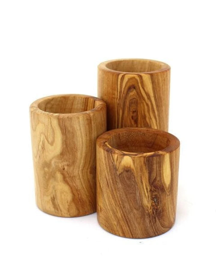 Mitienda Shop Teelichthalter Set aus Holz