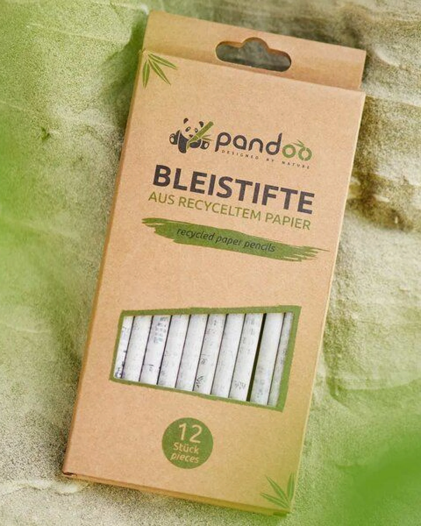 pandoo Stifte aus recyceltem Zeitungspapier (12x) – Ansicht 3