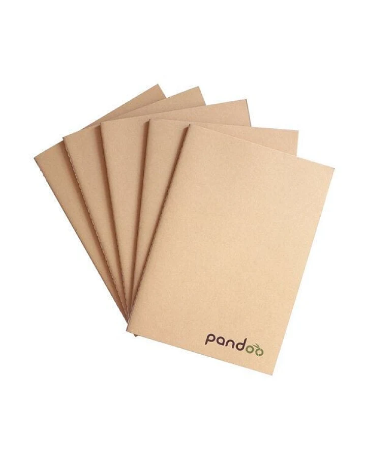pandoo Notizhefte A4 oder A5 aus 100% Bambuszellstoff