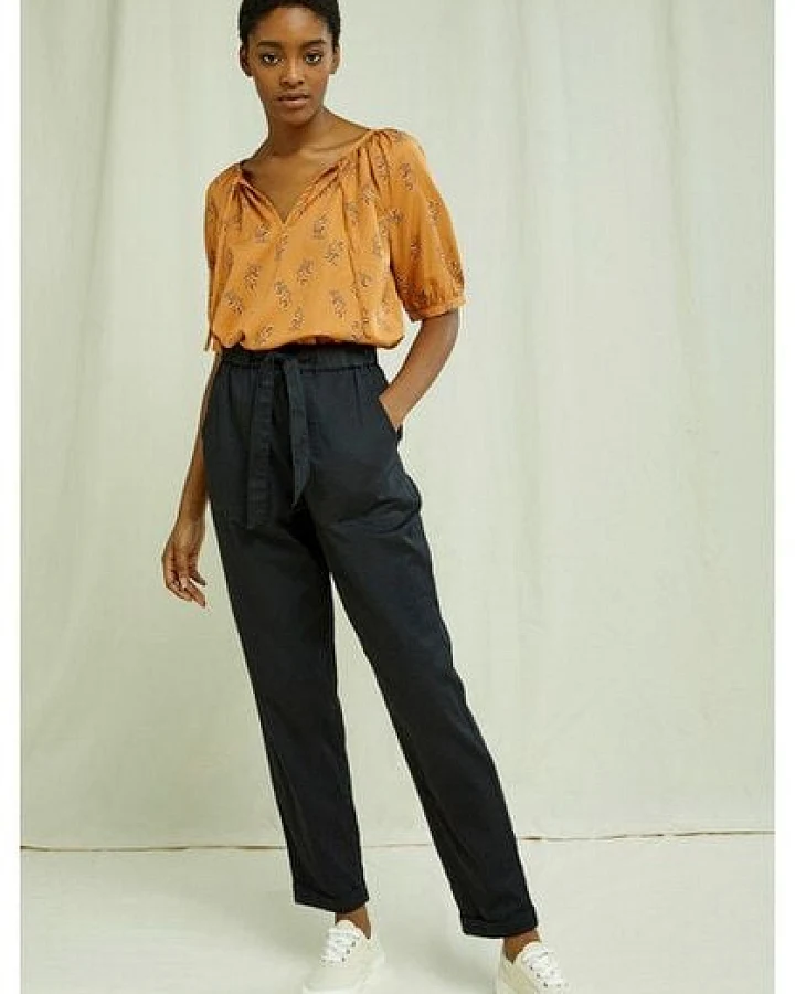 People Tree Hose - Tinsley Tapered Trousers - aus Bio-Baumwolle
