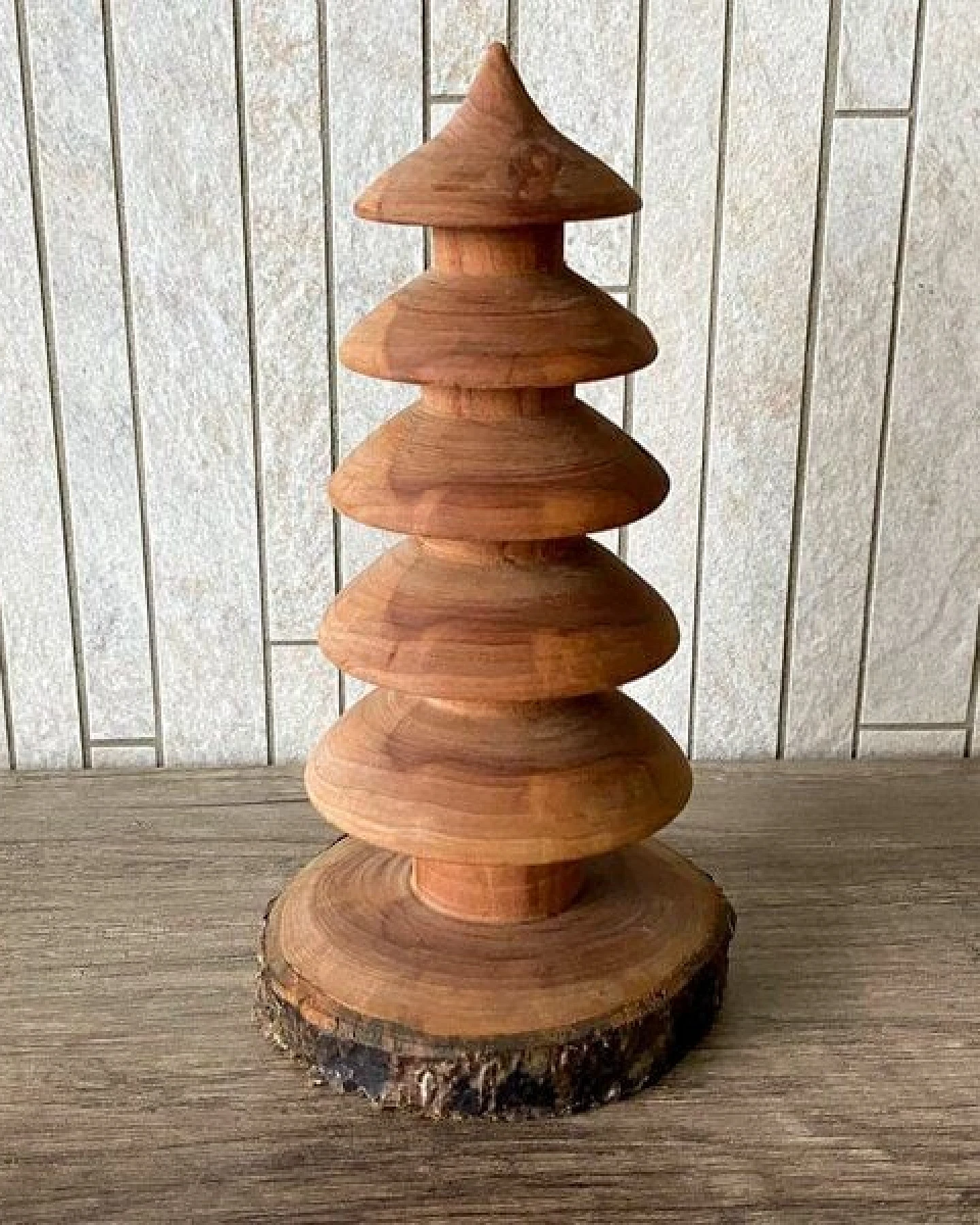 Lajos Varga Tannenbaum aus Holz - Unikat – Ansicht 3