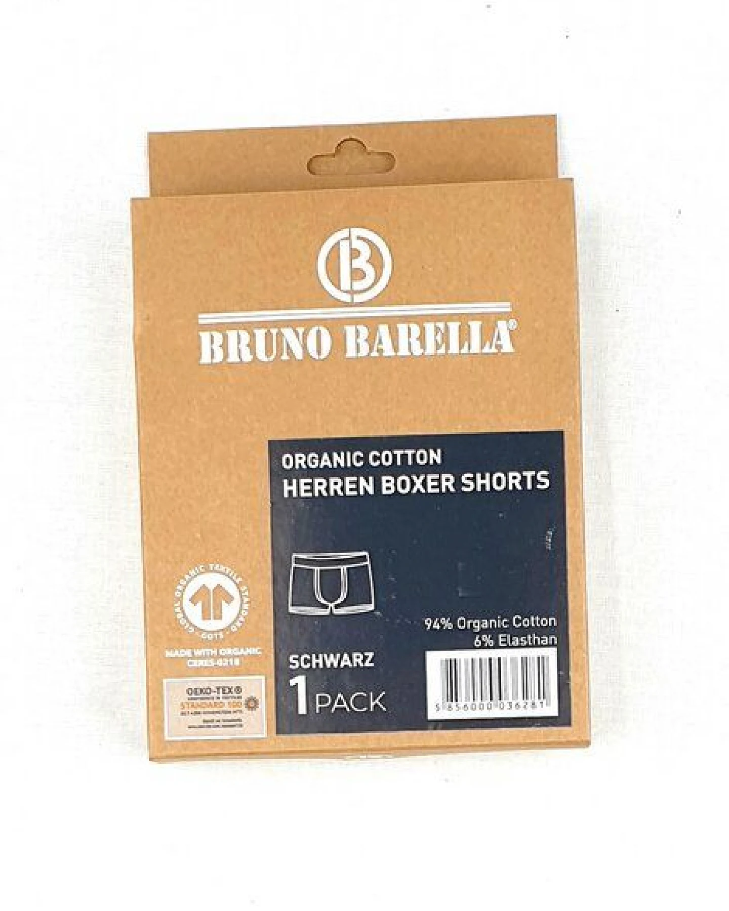 GOTS zertifizierte Biobaumwolle Boxer Shorts von Bruno Barella – Ansicht 2