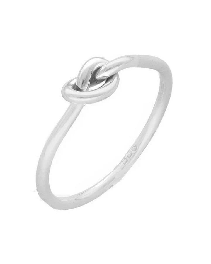 pakilia Silber Ring Brezel Fair-Trade und handmade