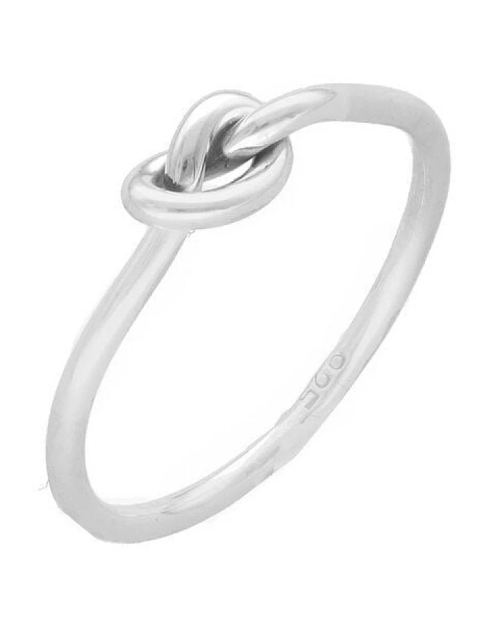 pakilia Silber Ring Brezel Fair-Trade und handmade