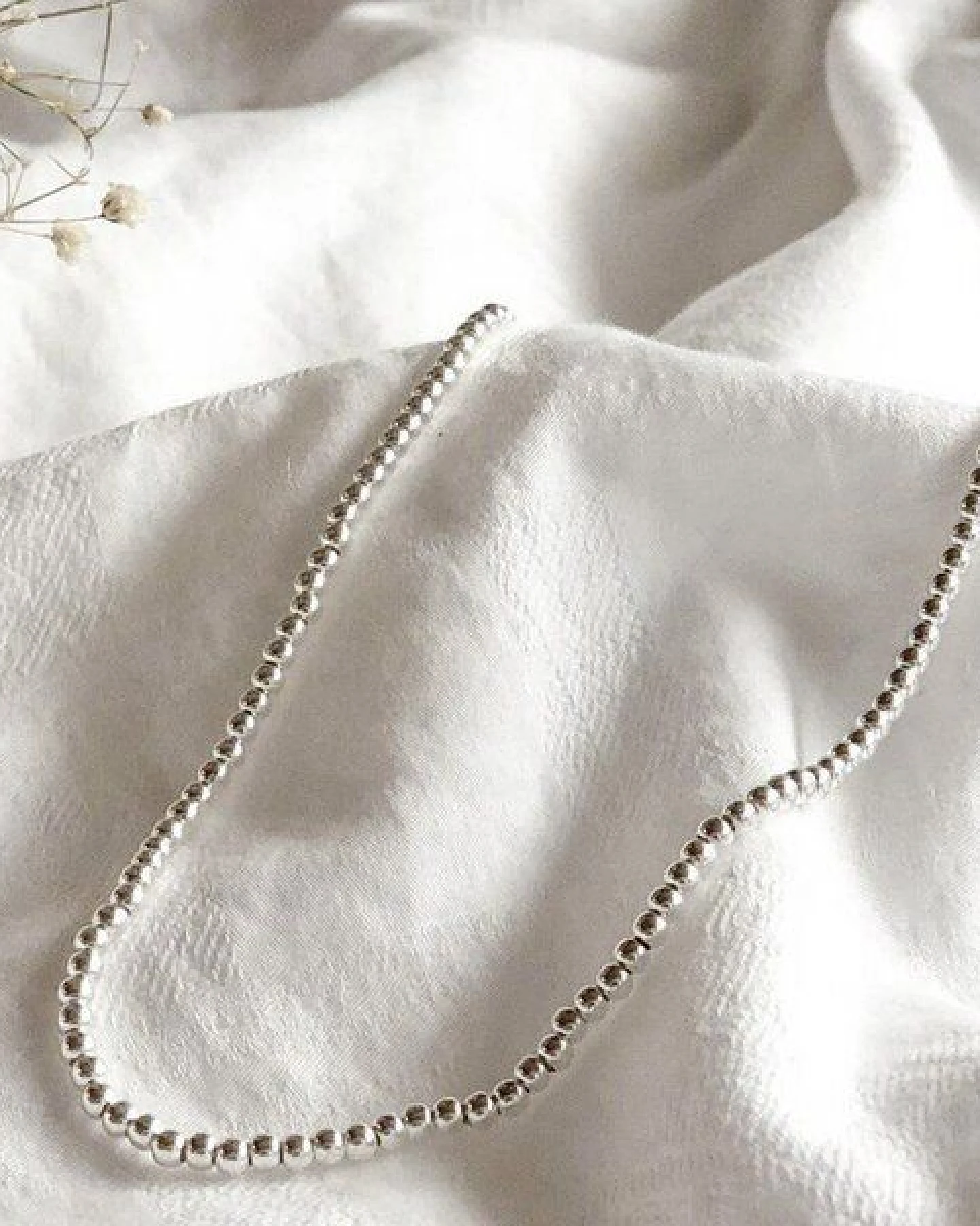 pakilia Silber Kette Erbschen Fair-Trade und handmade – Ansicht 2